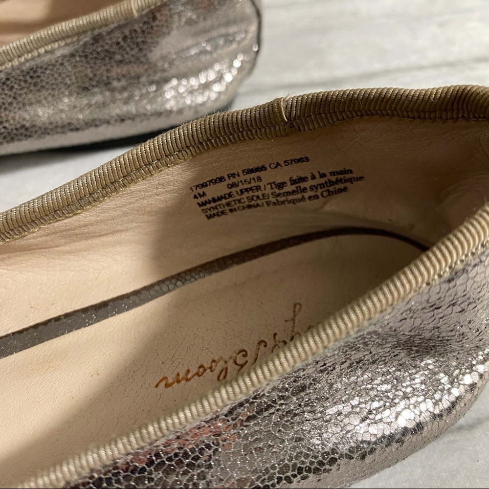 Metallic Ballet Flats - Picture 2 of 10